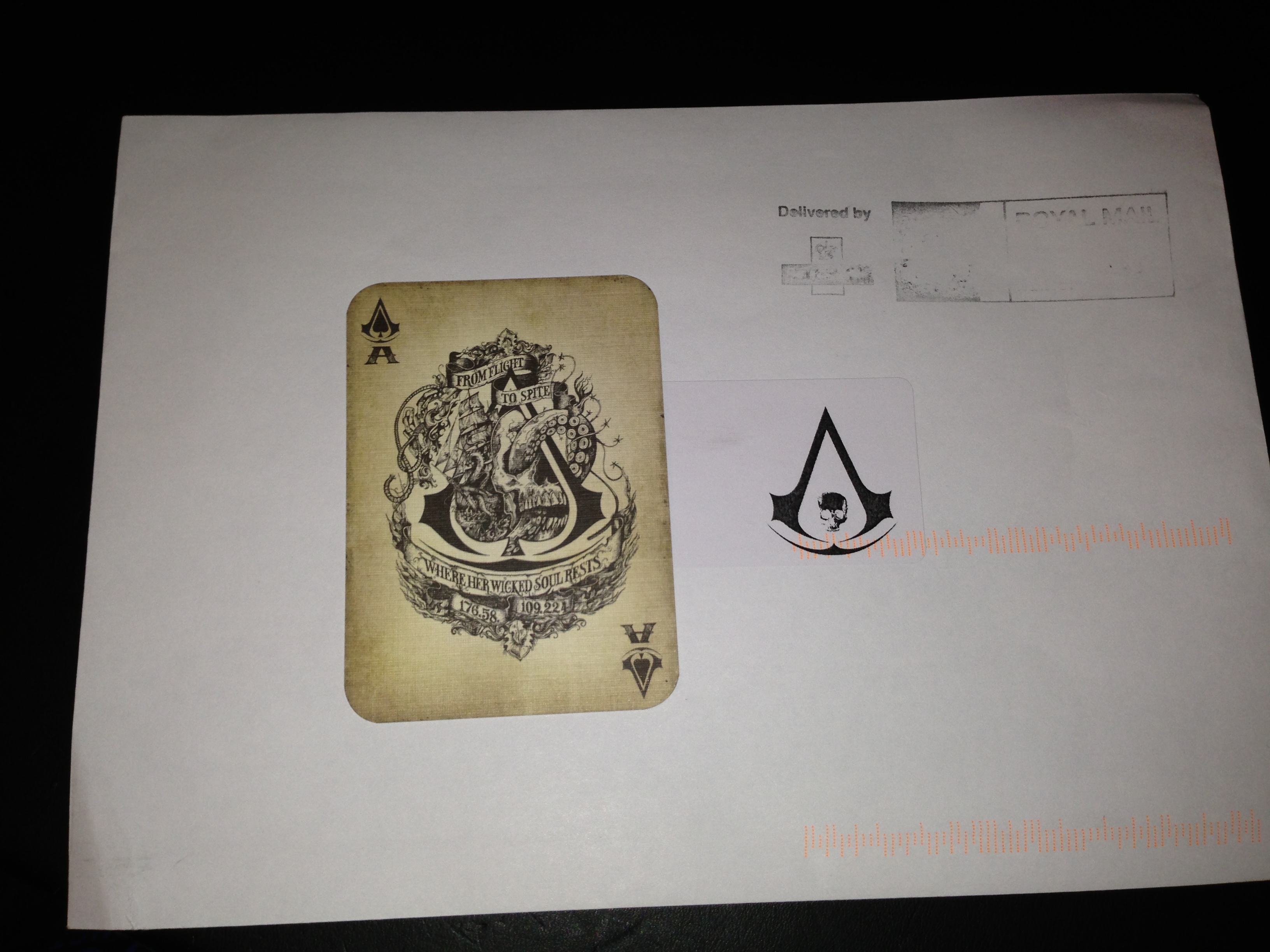 Assasins Creed Black Flag secret Ace Card